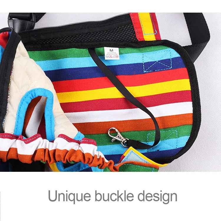 Front Pet Carrier Dog Backpack Bag, Size:L, Size:L