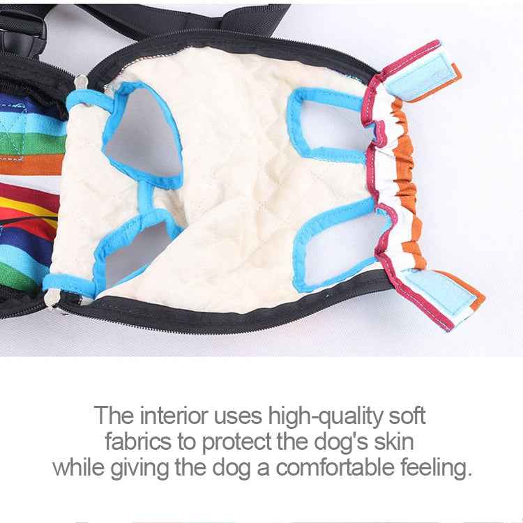 Front Pet Carrier Dog Backpack Bag, Size:L, Size:L