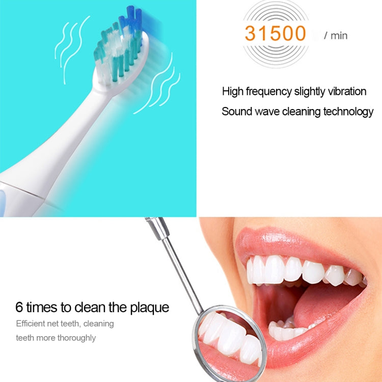 Cepillo de dientes eléctrico sónico QYG Q2 IPX7 resistente al agua y a pilas