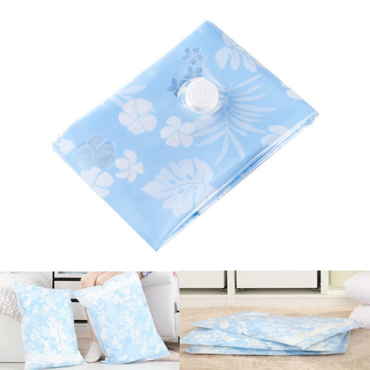 Bolsa de almacenamiento al vacío con estampado de orquídeas que ahorra espacio, bolsa de almacenamiento al vacío para ropa Thinken Quilts, tamaño: 70 x 100 cm.