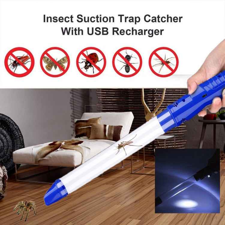 SK818 USB Charging Insects Bugs Suction Traps Electric Pest Spider Catcher with LED Light