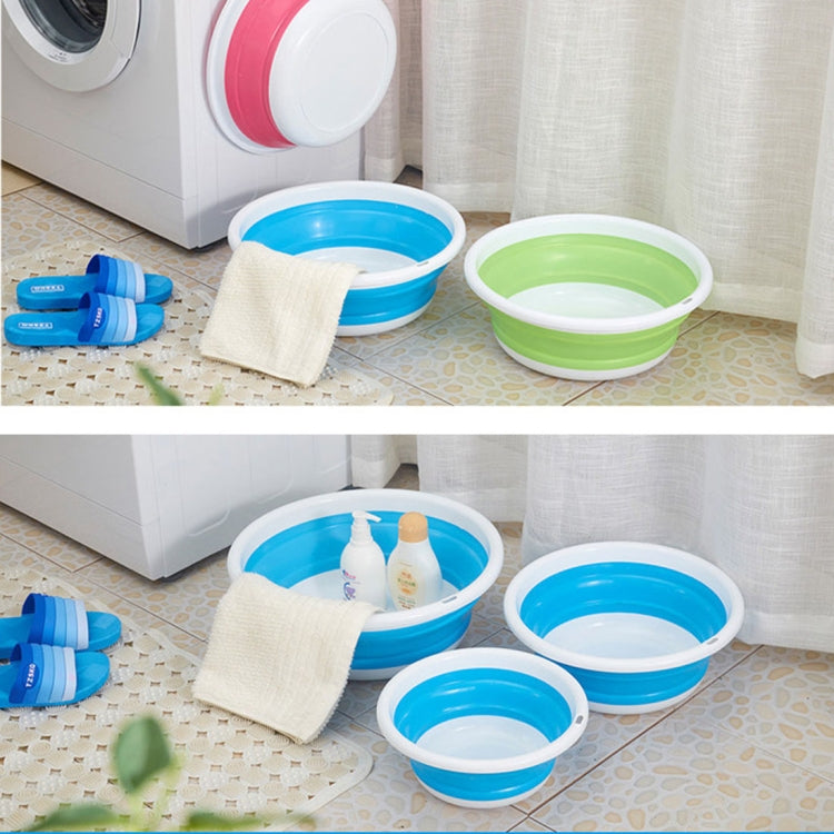 Home Portable Environmental Silicone Travel Folding Wash Basin, Size: M, Size: M