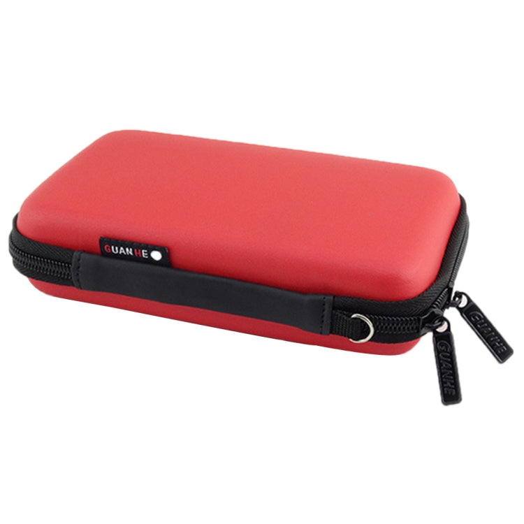 Sac de rangement portable multifonction en EVA pour téléphone, batterie externe, clé USB, disque SD, console PSP. Dimensions intérieures : 16,5 x 9,5 x 3,8 cm.