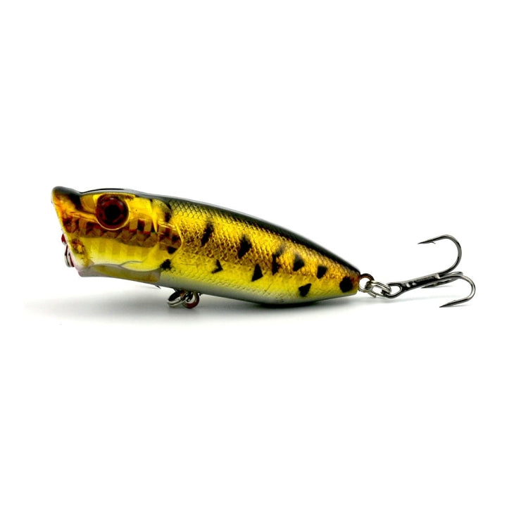 HENGJIA Artificial Popper Fishing Lures Environmentally Friendly Fishing Bait with Hooks, Length: 6.5 cm, Random Color Delivery, Length: 6.5cm