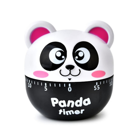 Minuterie mécanique Panda 60 minutes, compte à rebours, alarme, gadget de décoration pour la maison, livraison de couleurs aléatoires, RB508