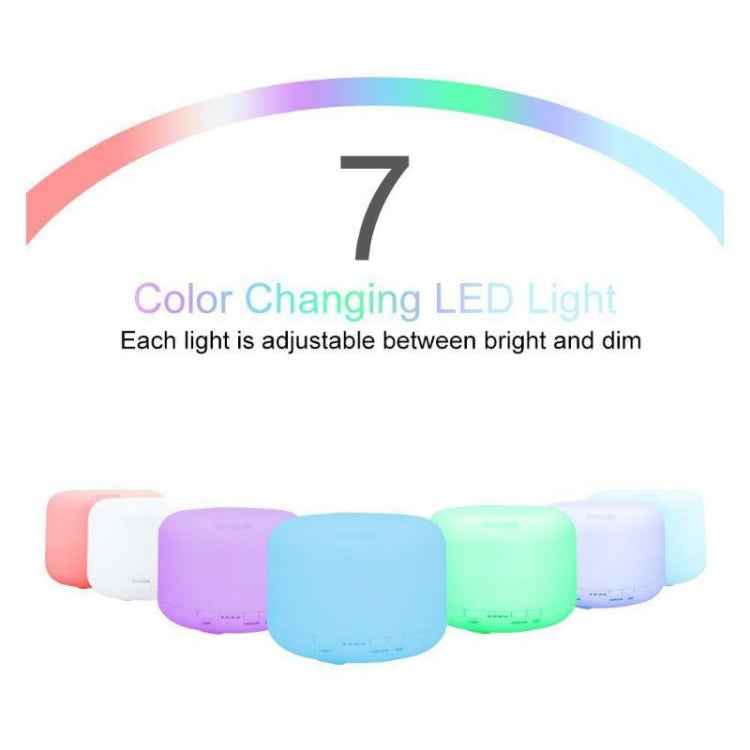 T500 Remote Control Clear White Air Humidifier Automatic Alcohol Sprayer Essential Oil Diffuser Ultrasonic Mist Maker Ultrasonic Aroma Diffuser Atomizer Color LED, Capacity: 500ml, DC 24V, US Plug