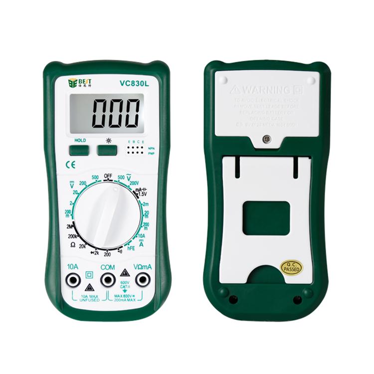 BEST-VC830L Professional Repair Tool Pocket Digital Multimeter