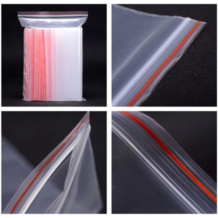 100pcs/pack PE Self Sealing Clear Zip Lock Packaging Bag, 10cm x 15cm, Custom Printing and Size are welcome, 10*15cm
