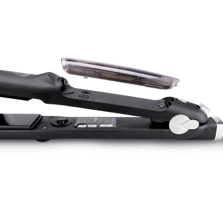 Steam Spray Electric Splint Hair Straightener with Plastic Bottle , EU Plug