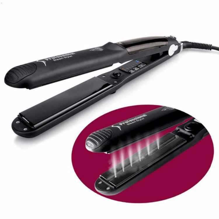 Steam Spray Electric Splint Hair Straightener with Plastic Bottle , UK Plug