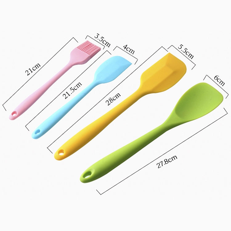 kn607 10 in 1 Colorful Silicone Kitchen Tools Set, kn607