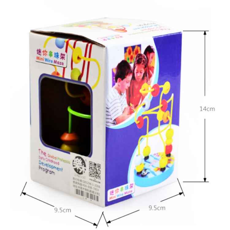 Educational Baby Kids Wooden Around Beads Toy Toddler Infant Intelligence Toys, MNCZJ-2365