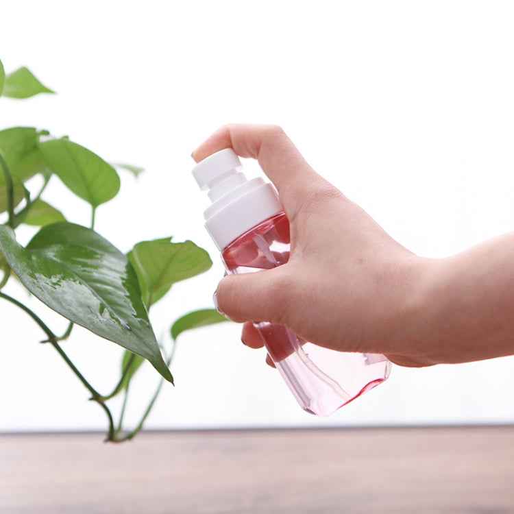 10 PCS Portable Refillable Plastic Fine Mist Perfume Spray Bottle Transparent Empty Spray Sprayer Bottle, 60ml