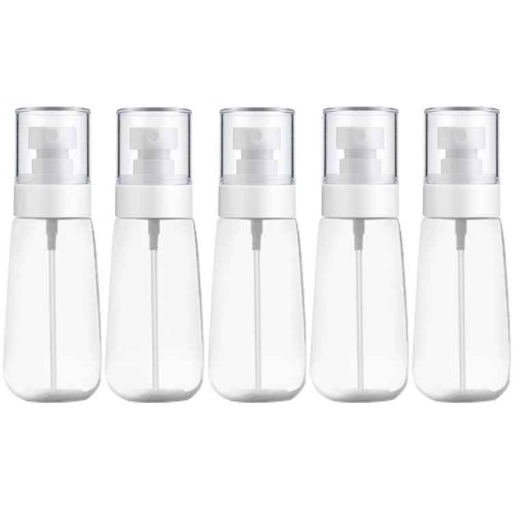 10 PCS Portable Refillable Plastic Fine Mist Perfume Spray Bottle Transparent Empty Spray Sprayer Bottle, 80ml, 80ml