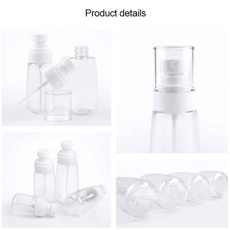 10 PCS Portable Refillable Plastic Fine Mist Perfume Spray Bottle Transparent Empty Spray Sprayer Bottle, 80ml