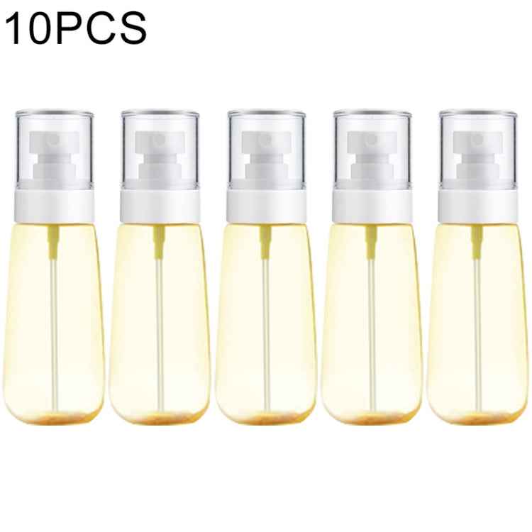 10 PCS Portable Refillable Plastic Fine Mist Perfume Spray Bottle Transparent Empty Spray Sprayer Bottle, 100ml