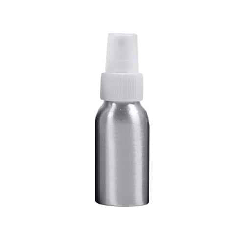 Refillable Glass Fine Mist Atomizers Aluminum Bottle, 50ml