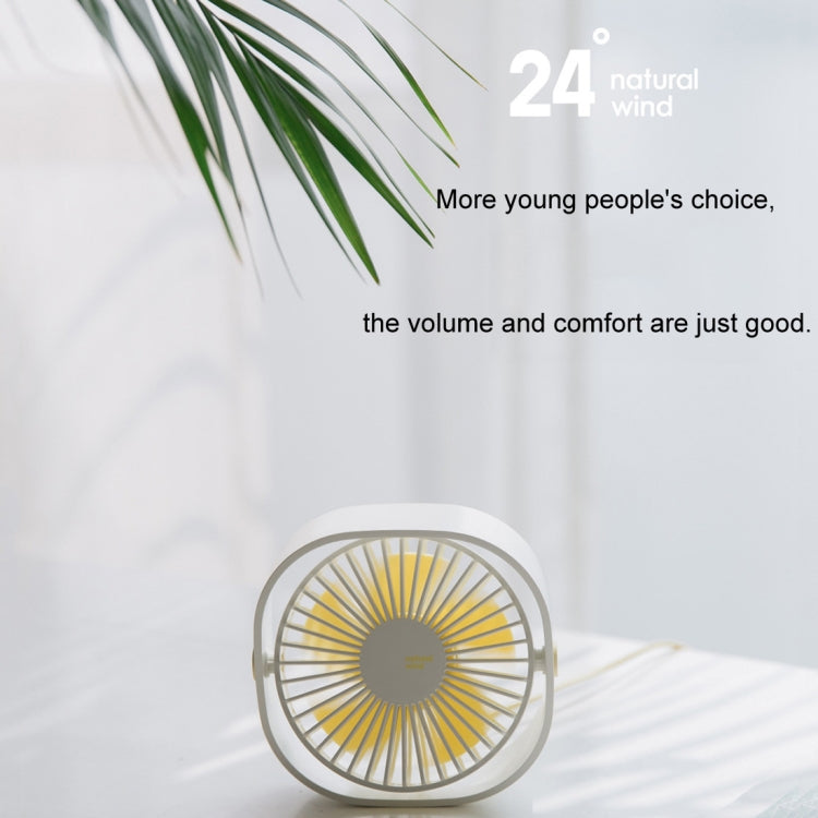 360 Degree Rotation Wind 3 Speeds Mini USB Desktop Fan, Desktop Fan
