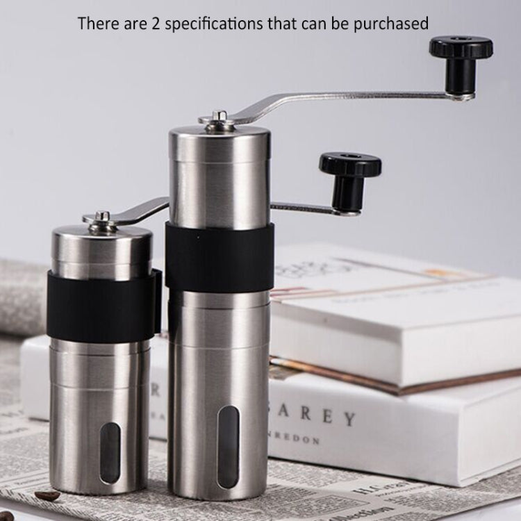 Portable Conical Burr Mill Manual Stainless Steel Hand Crank Coffee Bean Grinder, Capacity: 30g, Capacity: 30g
