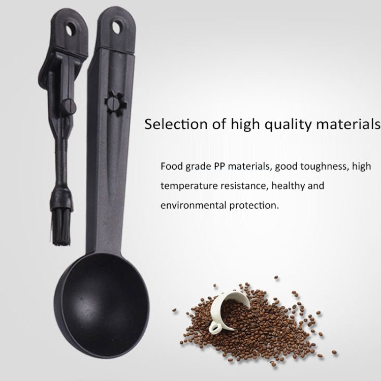 Coffee Machine Cleaning Brush Tool with Measure Scoop Spoon, Coffee Machine Cleaning Tool