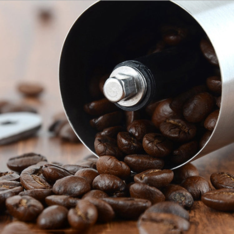 Portable Conical Burr Mill Manual Stainless Steel Bean Pepper Hand Crank Coffee Grinder, Gift Box Package, Coffee Bean Grinder