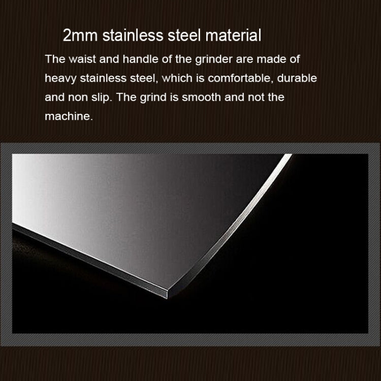 Portable Conical Burr Mill Manual Spice Herbs Hand Grinding Machine Coffee Grinder, Capacity: 36g, Portable Conical