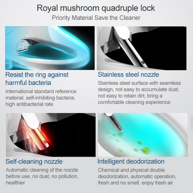 U Shape Multi-function Bathroom Automatic Cleaning Heating Intelligent Flush Toilet Cleaner Cover