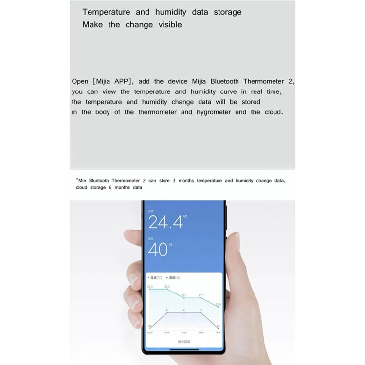 Original Xiaomi Mijia Bluetooth Temperature and Humidity Thermometer 2