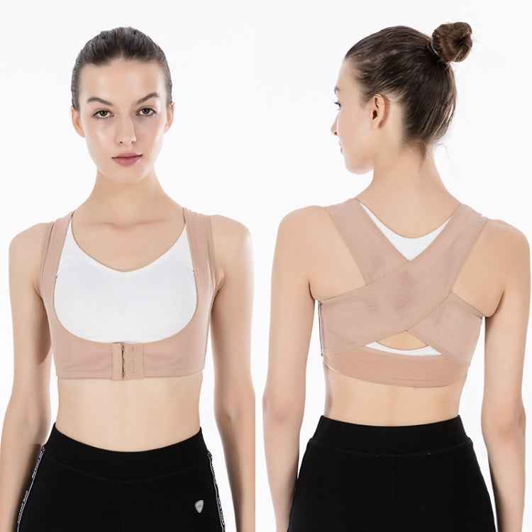 Women Ultrathin Kyphosis Correction Shoulder Support Tight-fitting Orthopedic Belt, Size:XXL