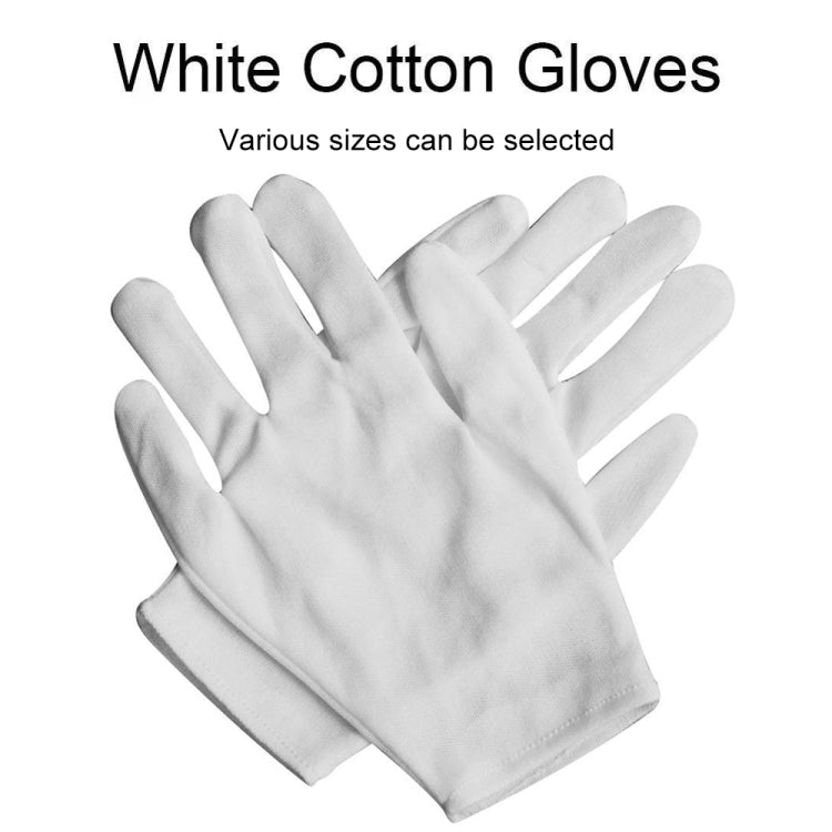 12 Pairs Pure Cotton Working Gloves, Thin Section, Thin Section