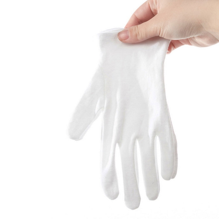 12 Pairs Pure Cotton Working Gloves, Thickened, Size:Free Size, Thickened, Size:Free Size
