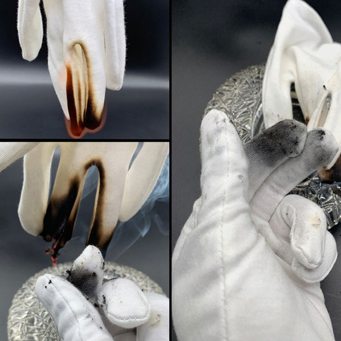 12 Pairs Labor Insurance Work Gloves, Cotton Double-sided, Cotton Double-sided