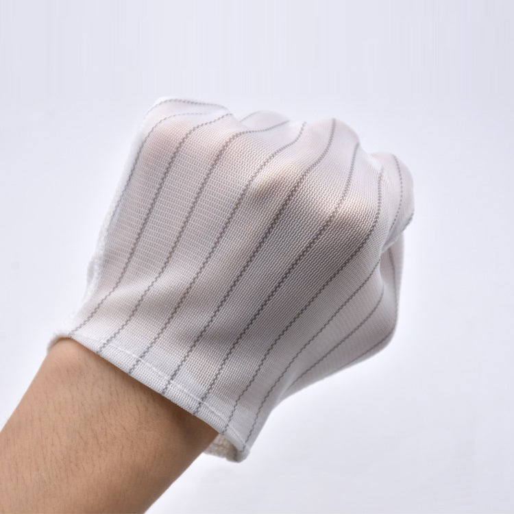 10 Pairs Anti-static Striped Dispensing Gloves, Size:Free Size, Dispensing Gloves