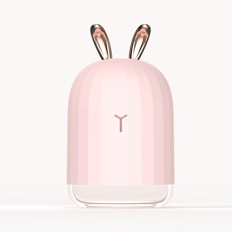 3life-318 2W Cute Rabbit USB Mini Humidifier Diffuser Aroma Mist Nebulizer with LED Night Light for Office, Home Bedroom, Capacity: 220ml, DC 5V, Rabbit USB Mini Humidifier