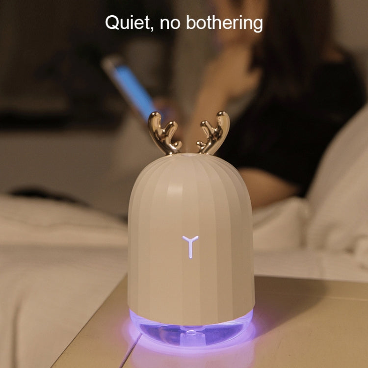 3life-318 2W Cute Rabbit USB Mini Humidifier Diffuser Aroma Mist Nebulizer with LED Night Light for Office, Home Bedroom, Capacity: 220ml, DC 5V, Rabbit USB Mini Humidifier