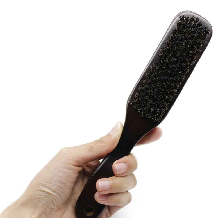 Wooden Handle Boar Brush Cleaning Hair Men Beard Brush Anti-static Barber Shop Hair Styling Comb Shaving Tools