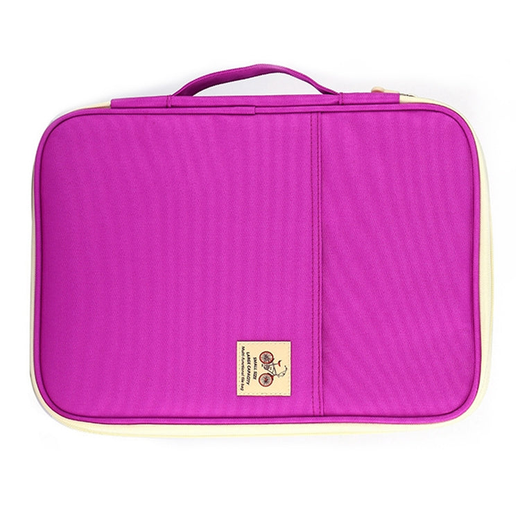 Office Supplies Multi-purpose Zipper Document Folder A4 Storage Bag