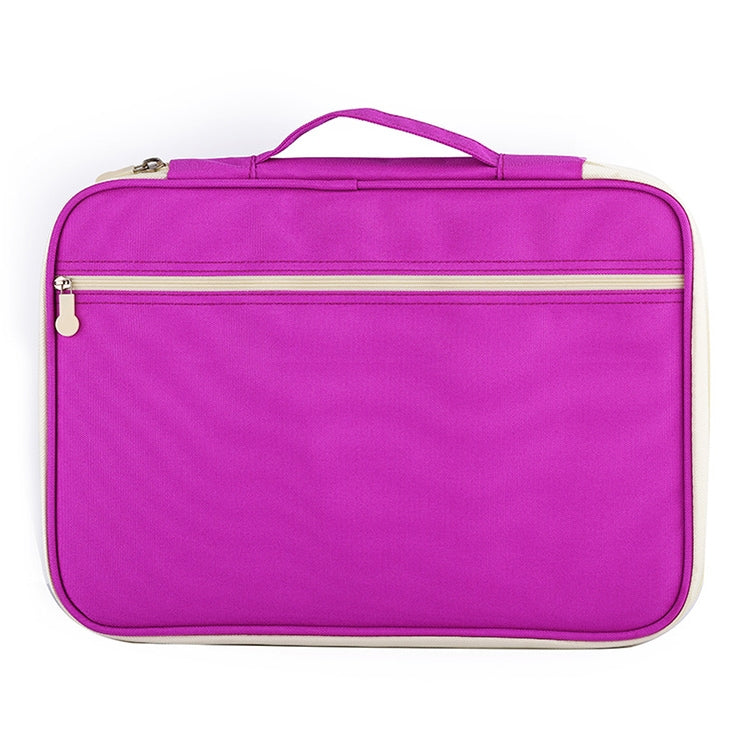Office Supplies Multi-purpose Zipper Document Folder A4 Storage Bag