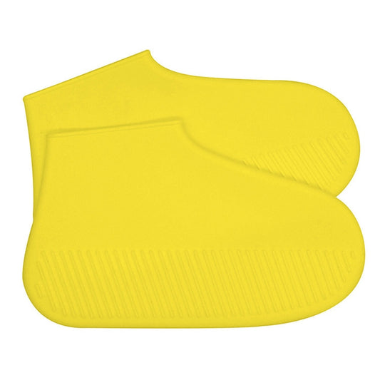 Couvre-bottes de pluie imperméables et antidérapants en silicone pour l'extérieur, taille : S (25-33), taille : S