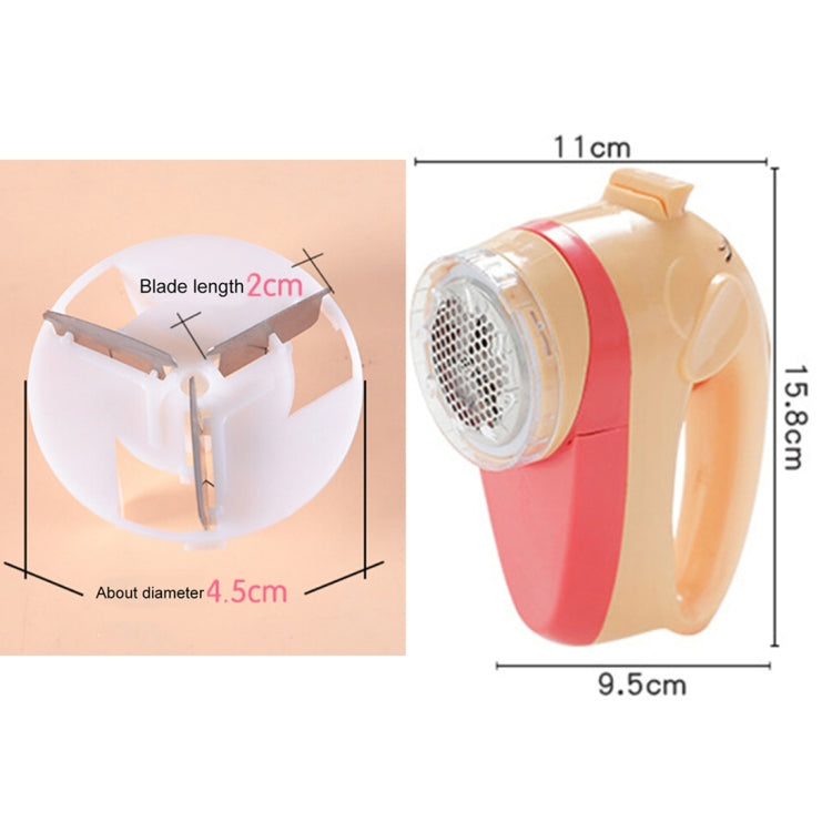 Household Upgrade Pig Shape Fluffy Trimmer Hairballs Clip Clothes Hair Removal Shaving Machine, Pig Shape Fluffy Trimmer