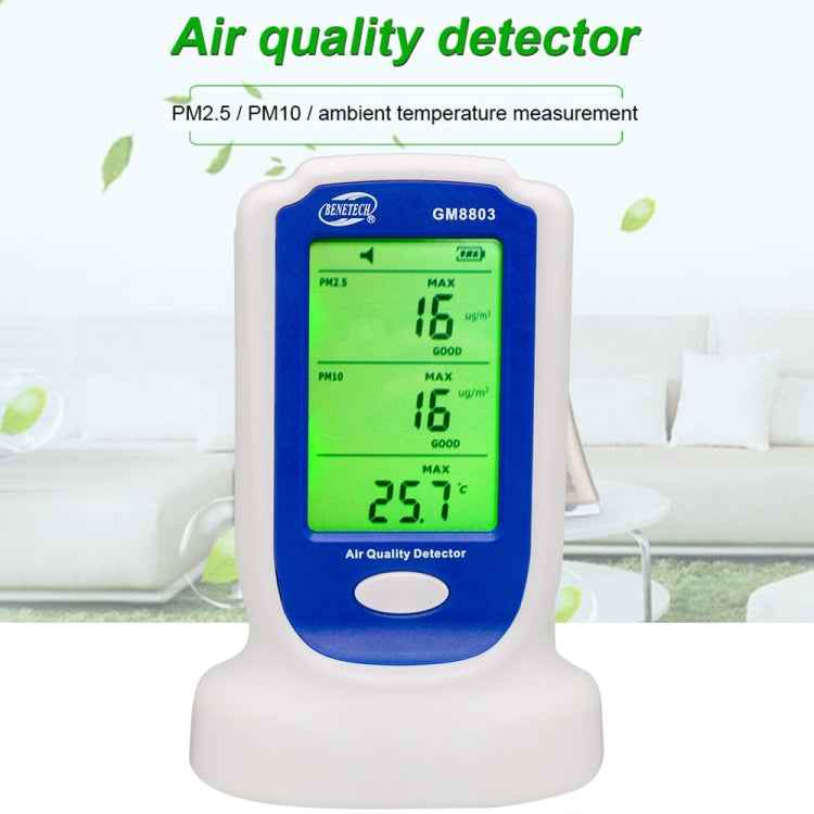 BENETECH GM8803 Home Indoor Air Quality Detector Haze Smog Tester PM2.5 PM10 Gas Analyzers
