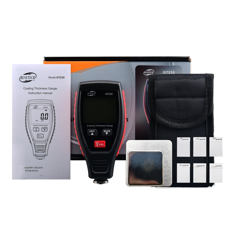 BENETECH GT235 Iron-aluminum Dual-purpose Paint Film Coating Thickness Gauge, GT235