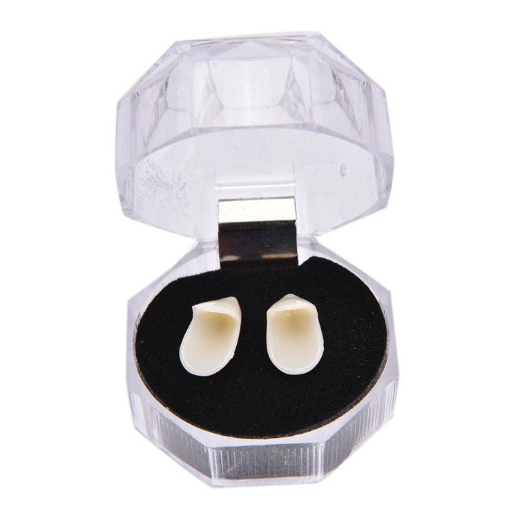 1 paire de dents de vampire, zombie, diable, 15 mm, accessoire de fête d'Halloween