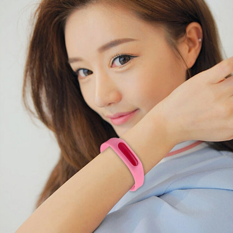 5 PCS Anti-mosquito Silicone Repellent Bracelet Buckle Wristband Bugs Away, Suitable for Children and Adults, Length:23cm, Random Color Delivery, 5 PCS