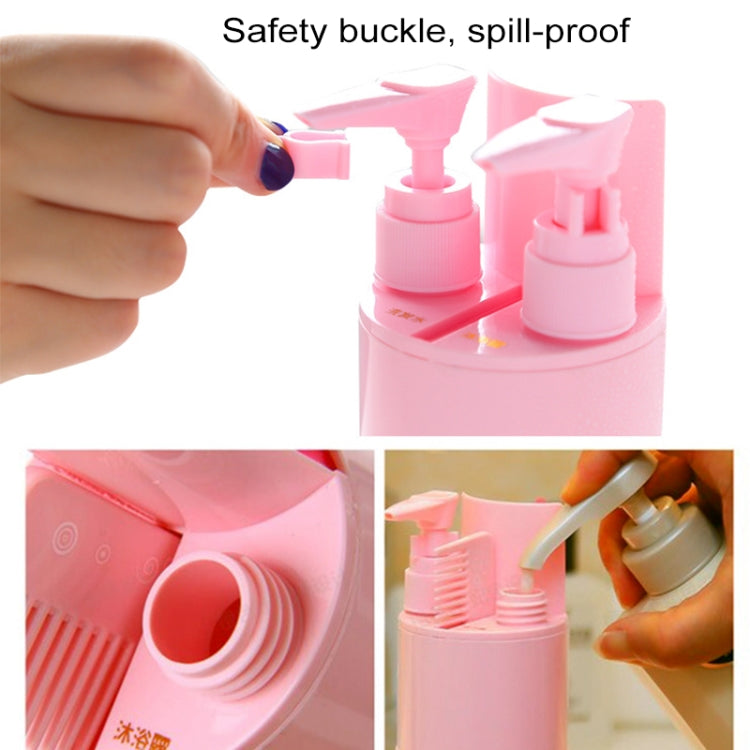 Creative 5 in 1 Portable Gargle Cup Shampoo Sub-Bottle Comb Make-up Mirror Travel Wash Kits, Standard Sets, 5 in 1