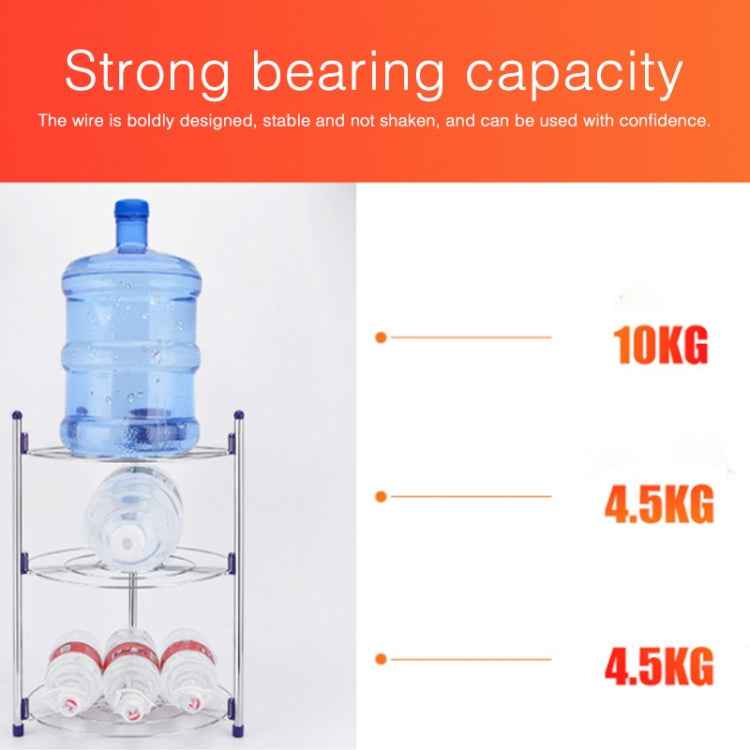 Multi-function Kitchen Pot Rack Three-layer Wok Soup Pot Stainless Steel Pot Rack