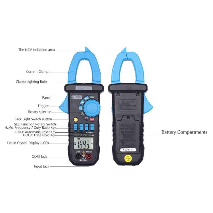 BSIDE ACM03 Plus 400A AC / DC Clamp Meter