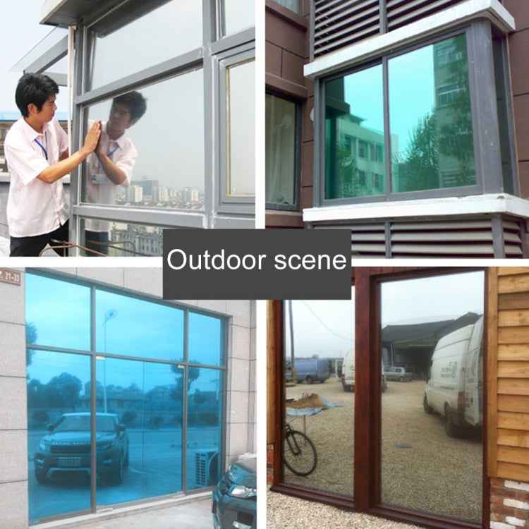 UV Reflective One Way Privacy Decoration Glass Window Film Sticker, Width: 60cm, Length: 1m
