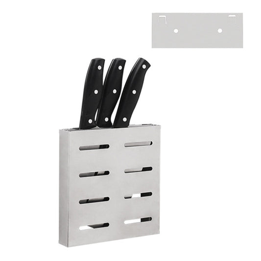 Support mural de cuisine en acier inoxydable 304, porte-couteaux suspendu