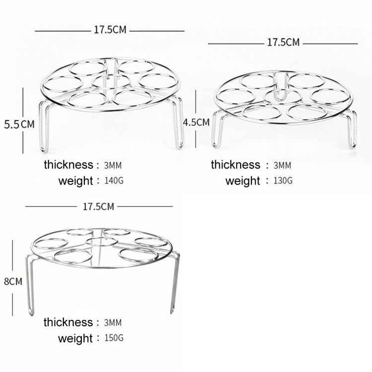 Steamer Rack Basket Egg Vegetable Steaming Trivet for Instant Pot Pressure Cooker, Diameter: 17.5cm, Height: 8cm